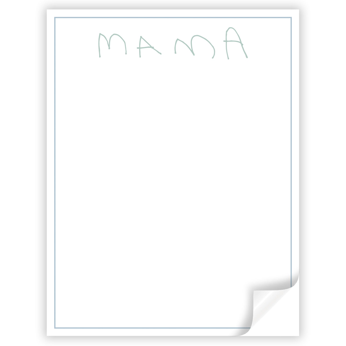 little hands thin frame notepad