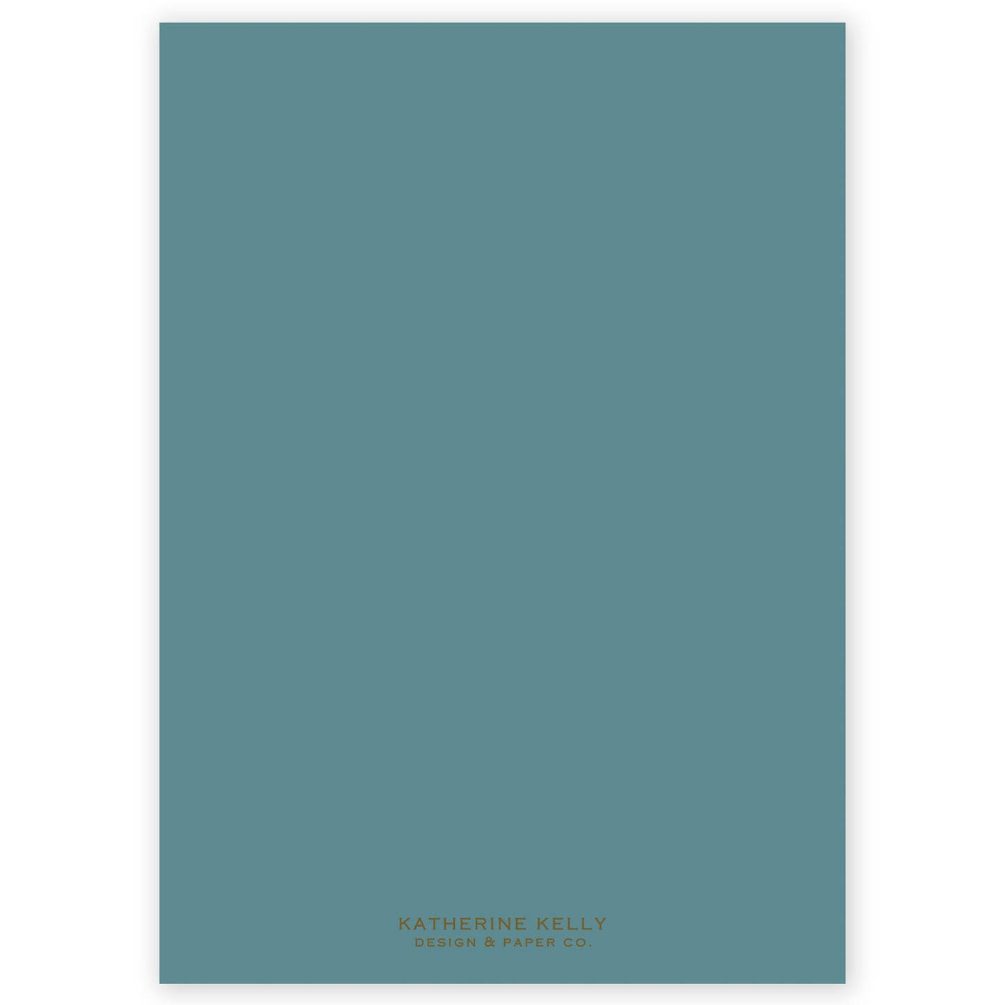 teal merry christmas drip holiday card