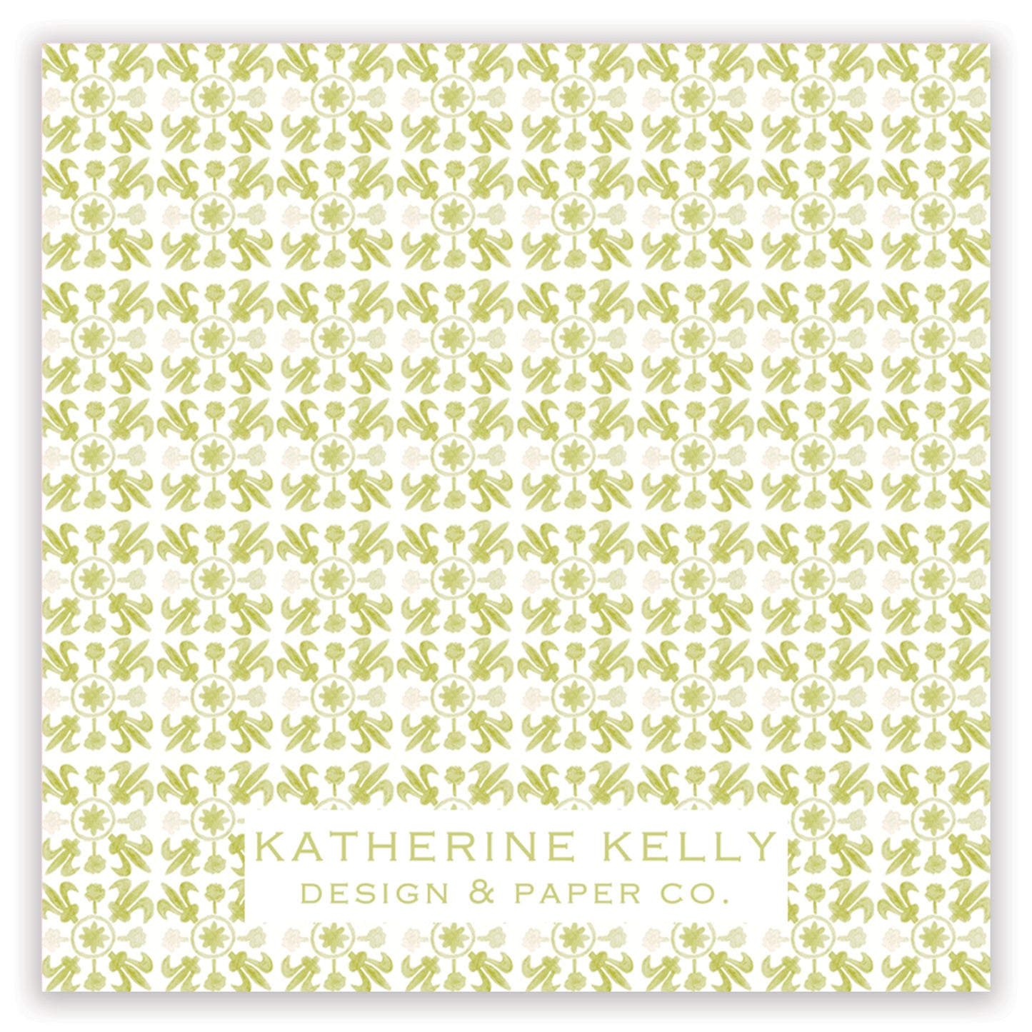 tuscan tile chartreuse enclosure card