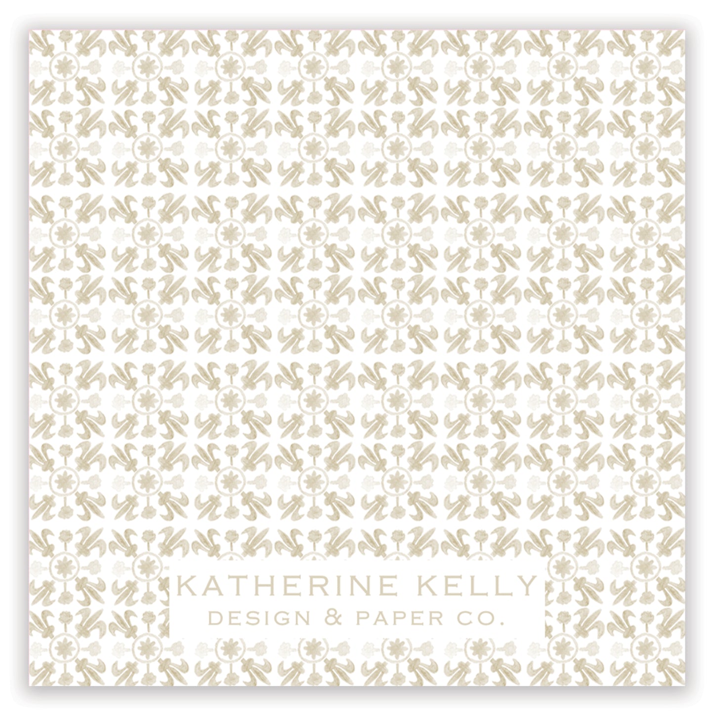 tuscan tile beige enclosure card