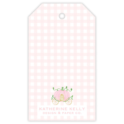 princess dresses party favor tag