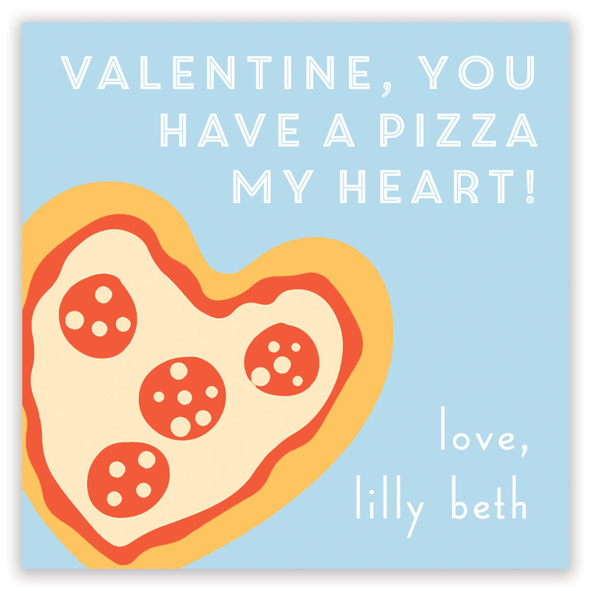 blue pizza valentine printable – Katherine Kelly Design