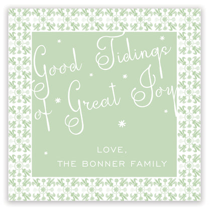 tuscan tile sage enclosure card