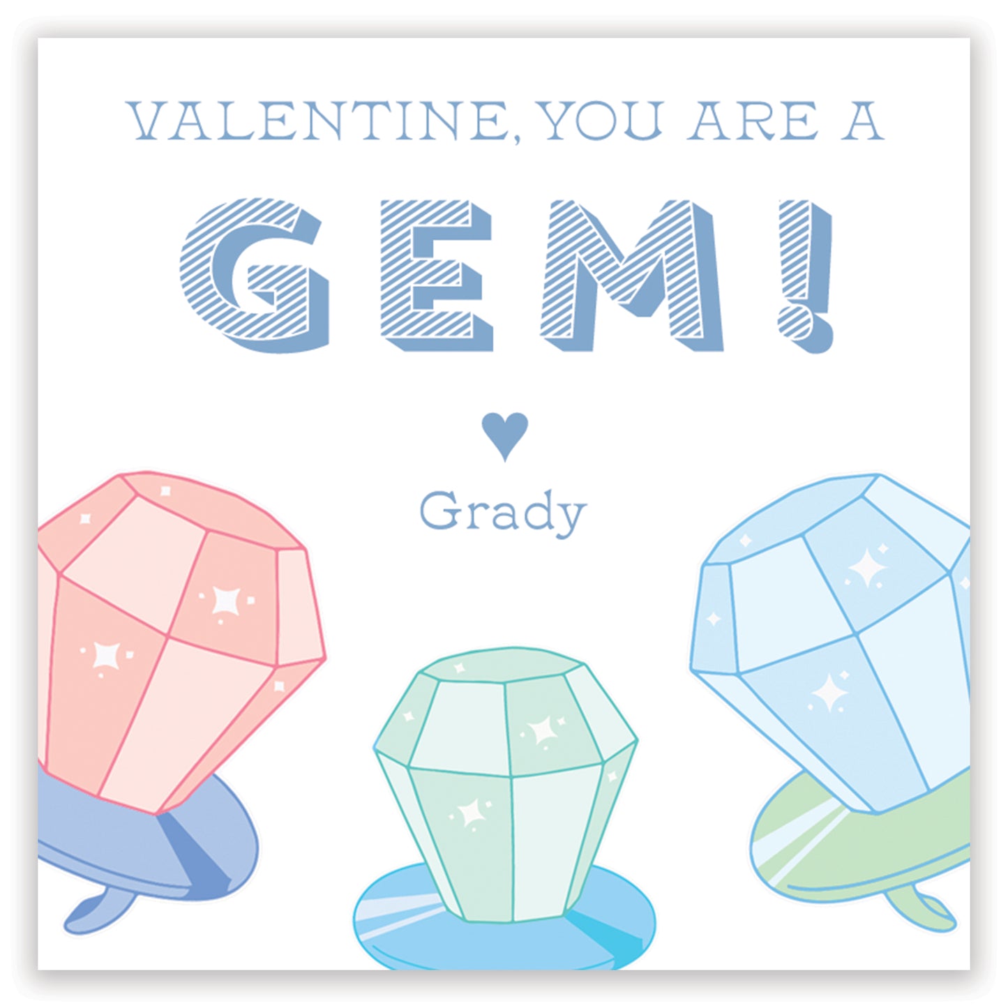 blue gem valentine