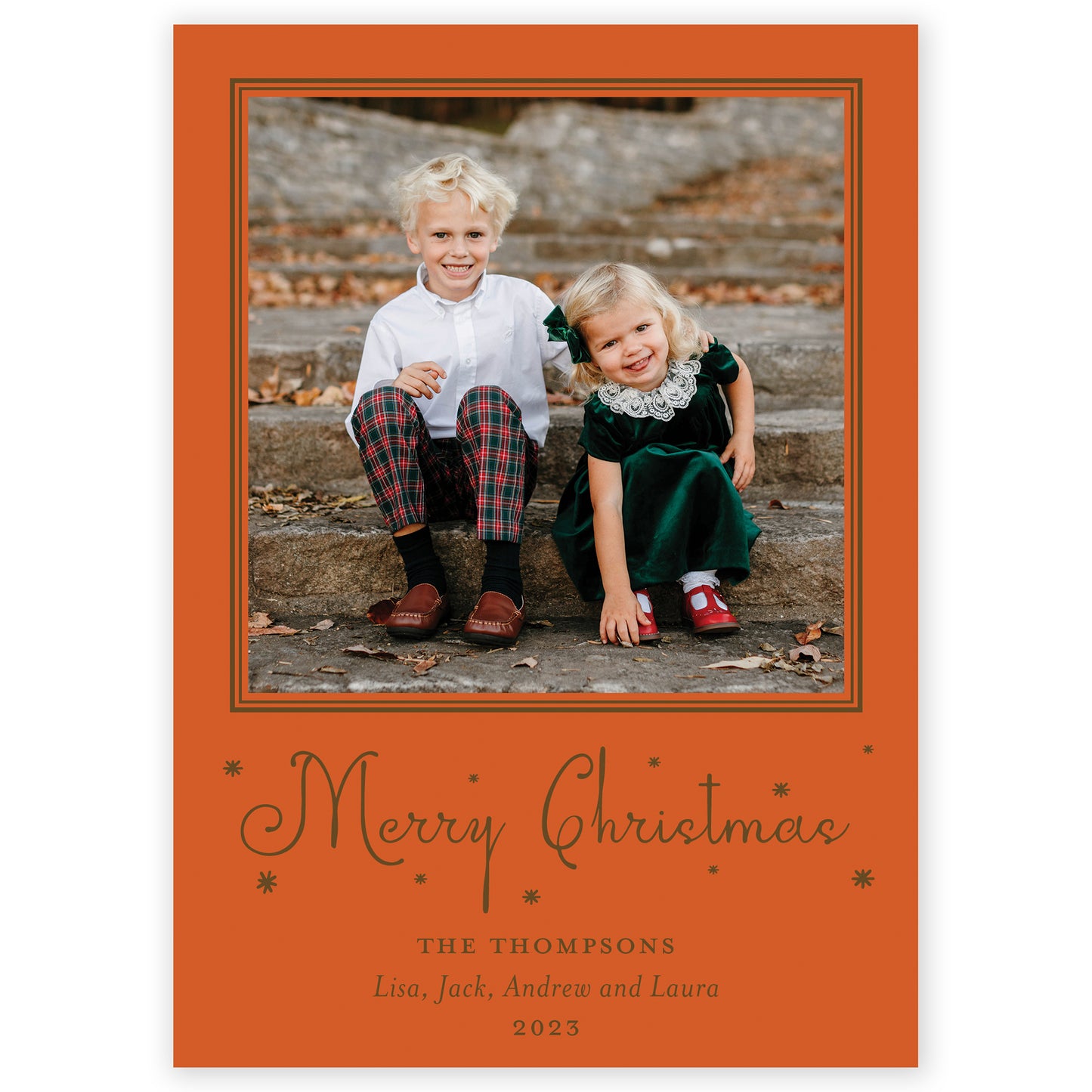 marmalade merry christmas drip holiday card