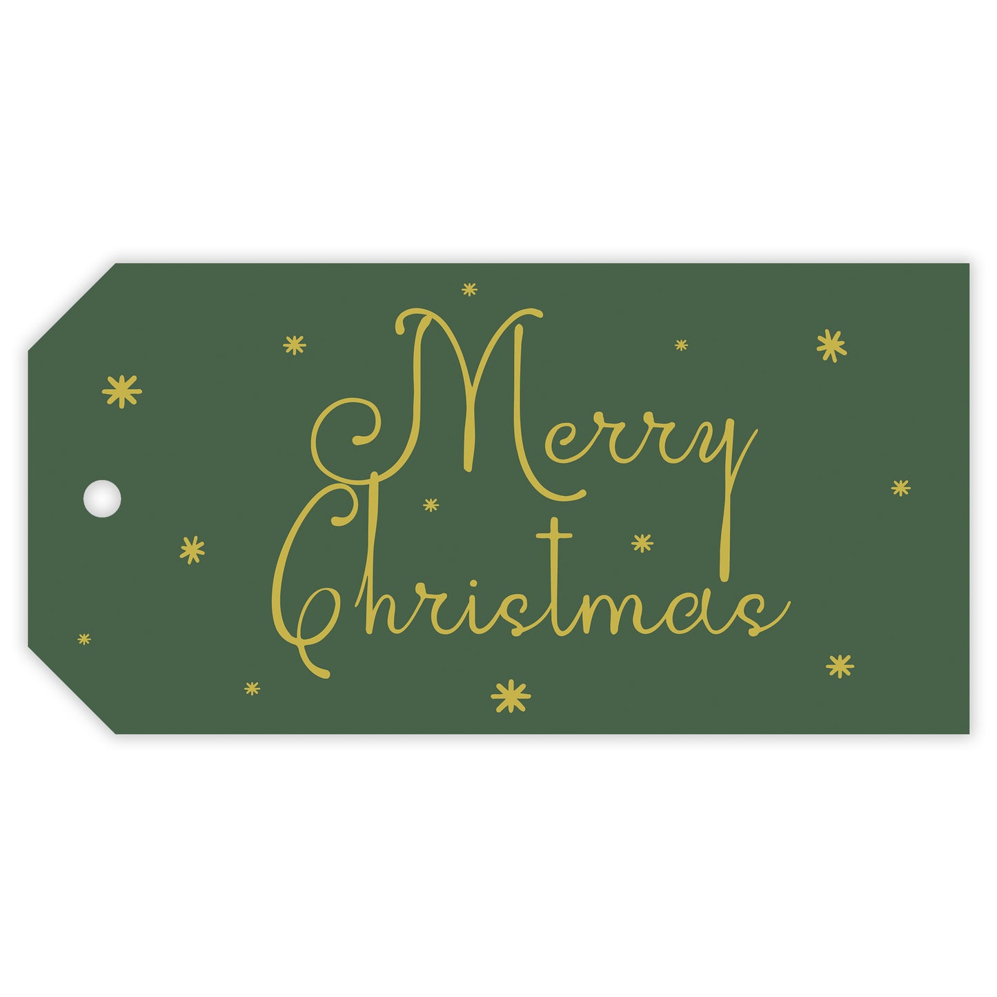 forest christmas drip personalized gift tag