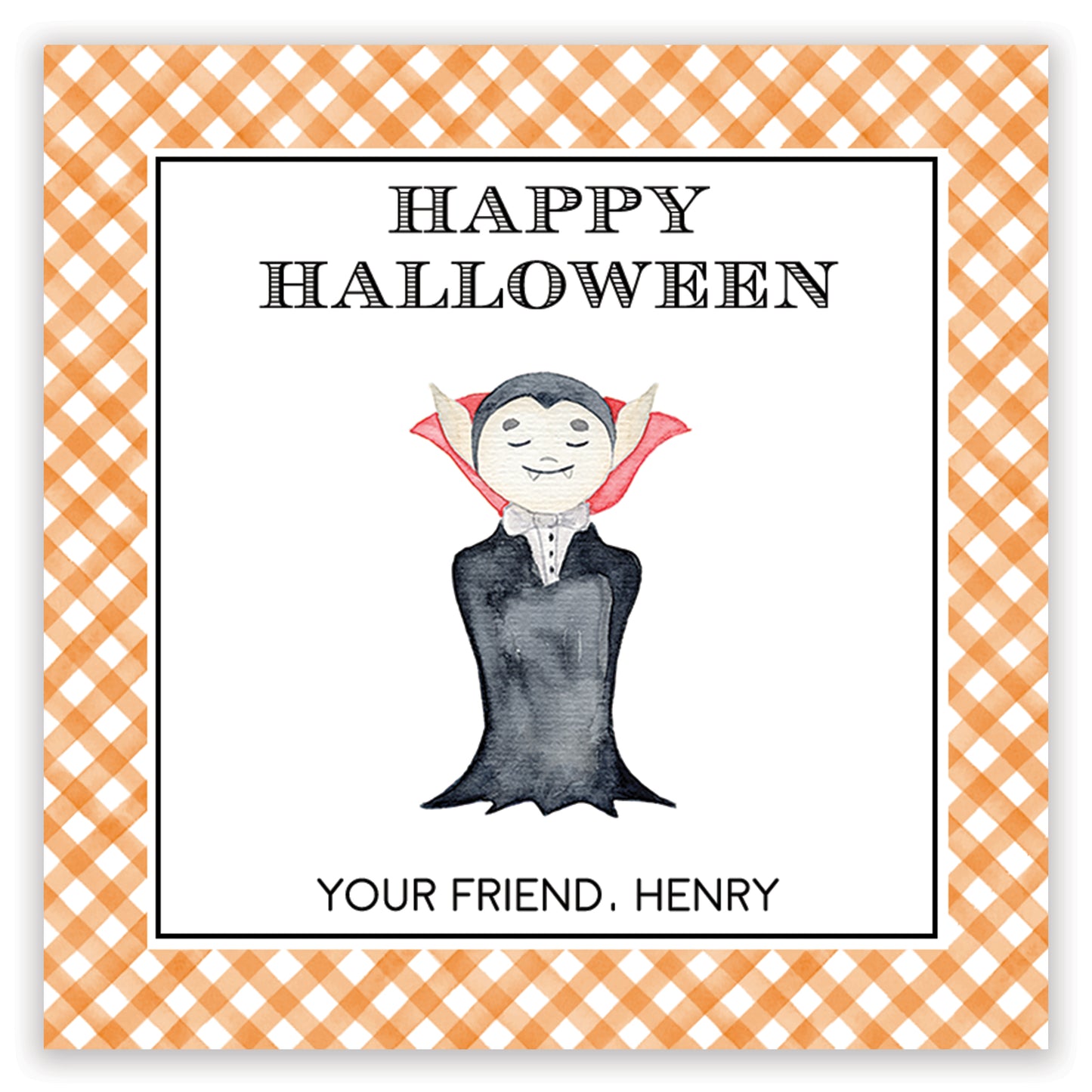 dracula halloween card