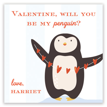 penguin valentine