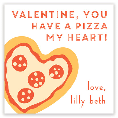 white pizza my heart valentine printable