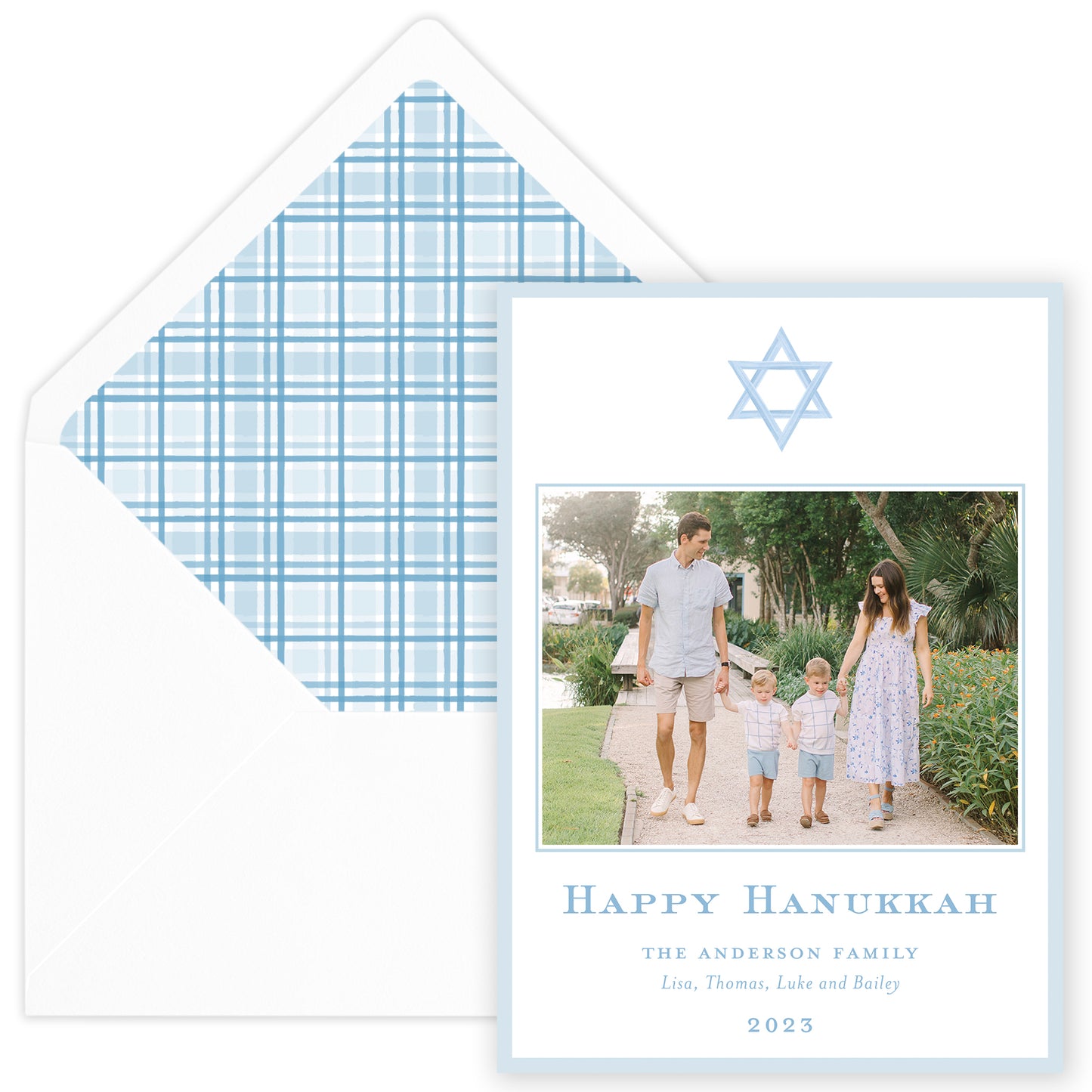 happy hanukkah holiday card