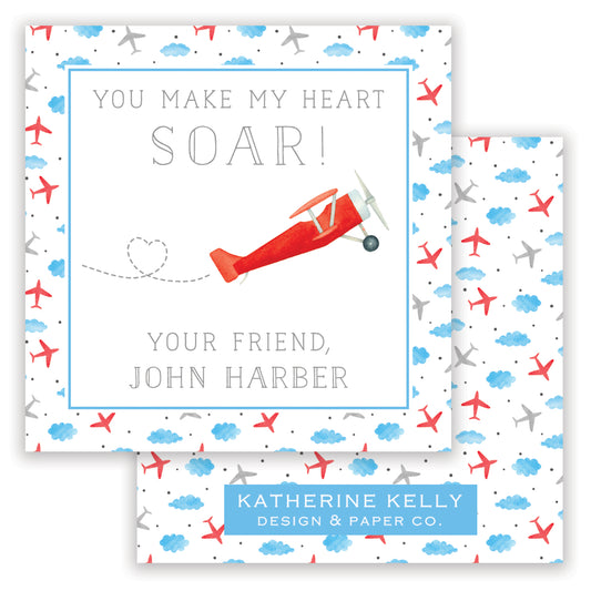 airplane valentine printable