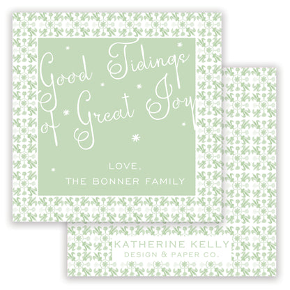 tuscan tile sage enclosure card