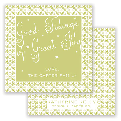 tuscan tile chartreuse enclosure card