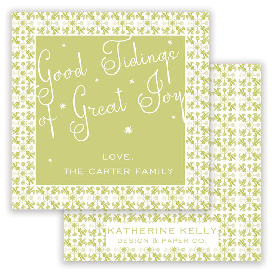 tuscan tile chartreuse enclosure card