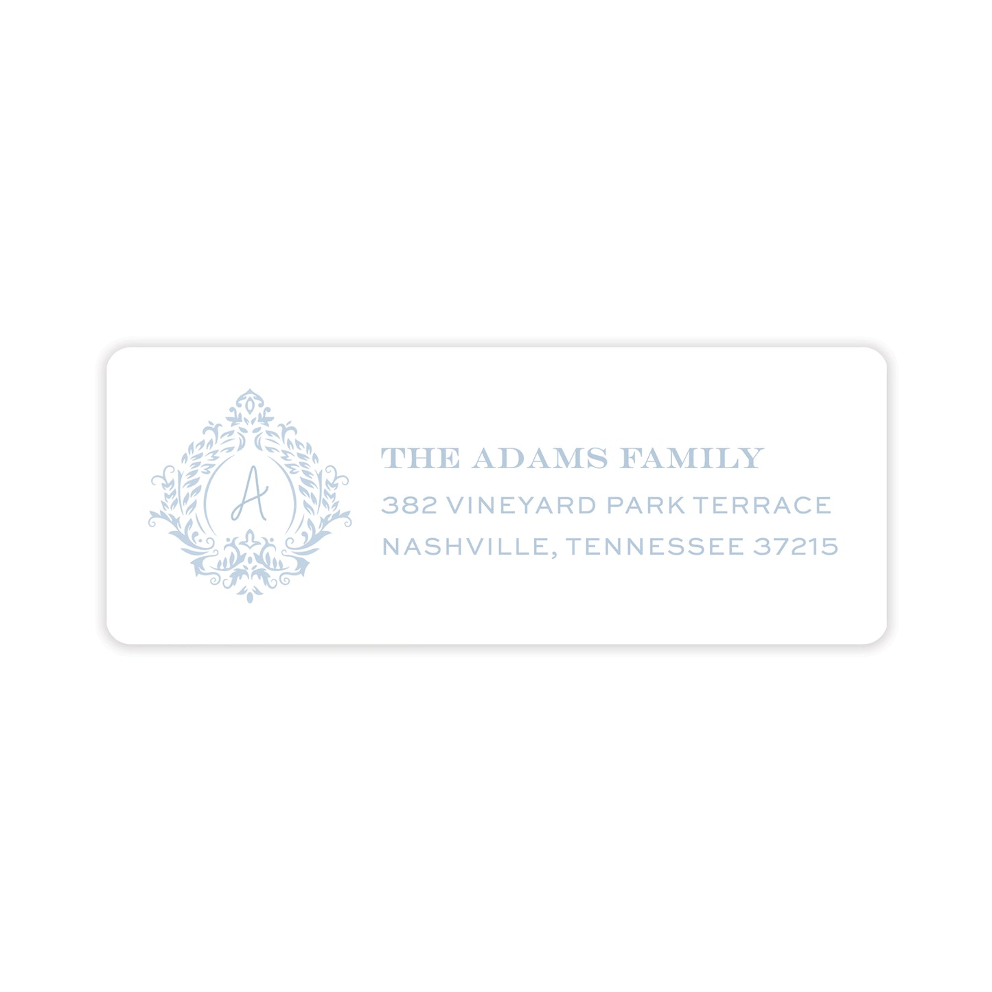 holiday vine return address labels