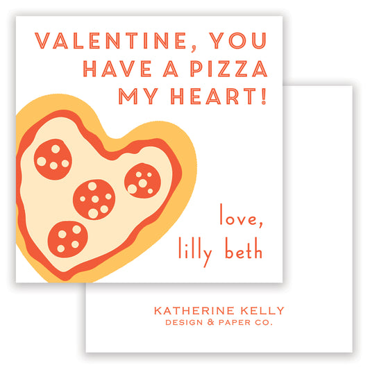 white pizza my heart valentine printable