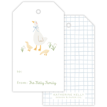 duck duck goose gift tag