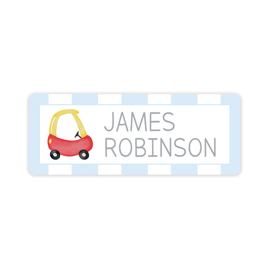 cozy coupe vinyl school labels