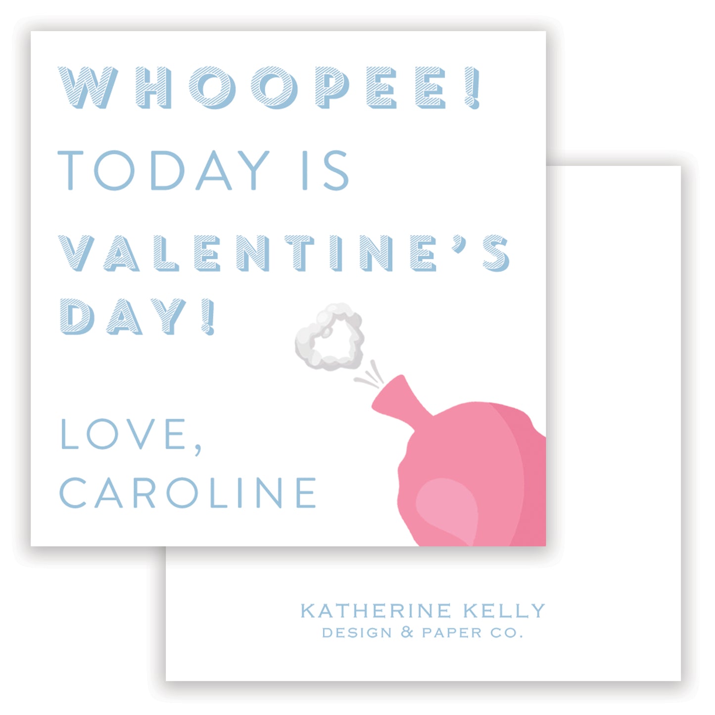 pink whoopee! valentine printable