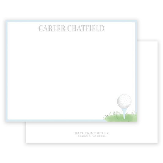 golf par-tee notecard