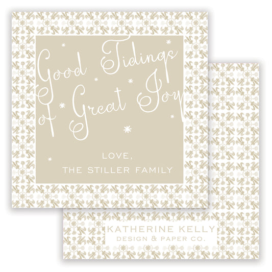 tuscan tile beige enclosure card