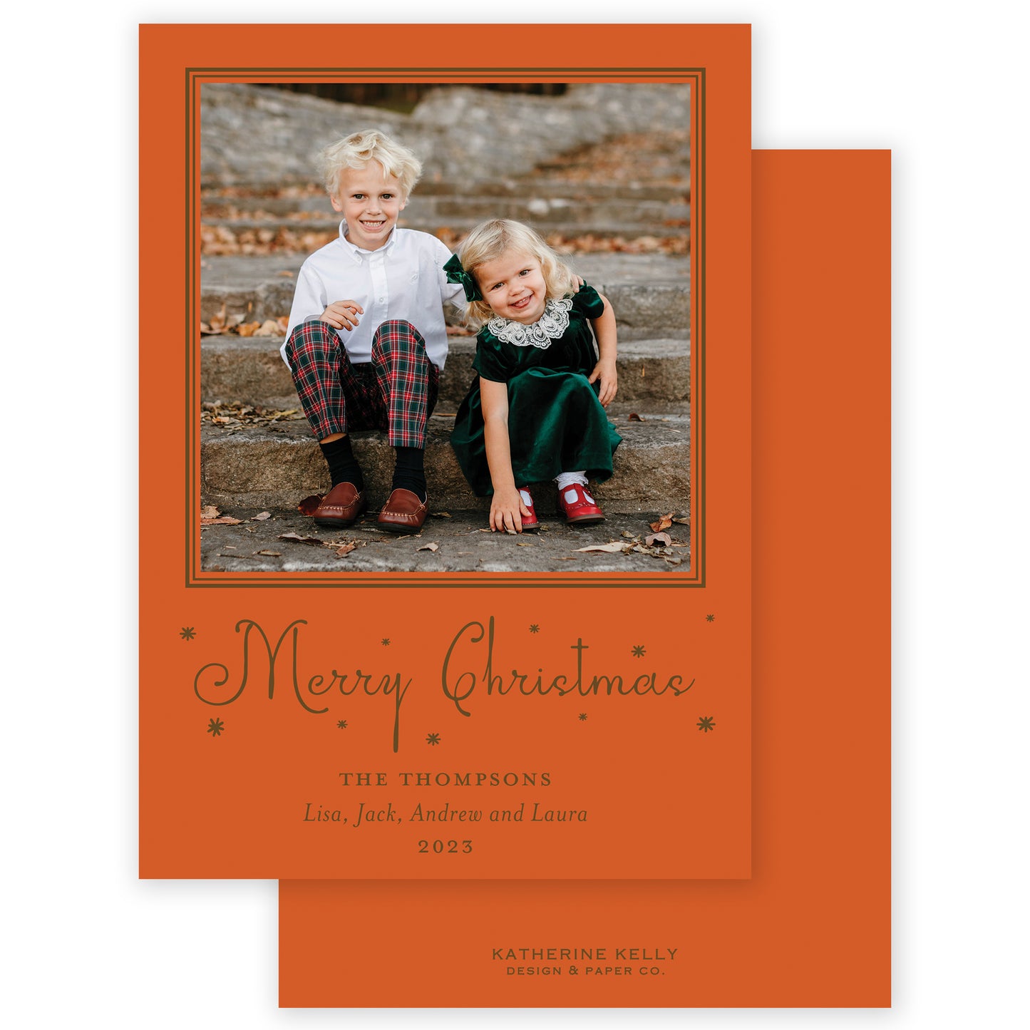 marmalade merry christmas drip holiday card