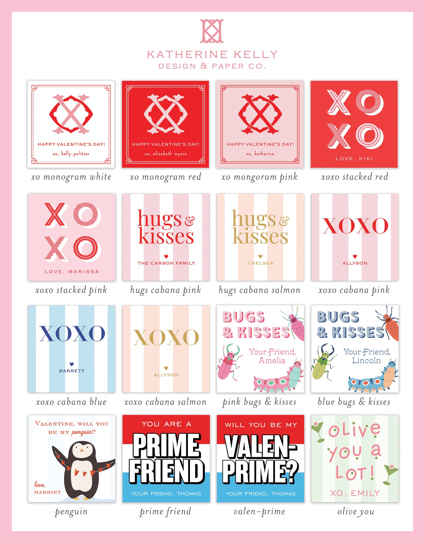 build your own valentine's day card bundle