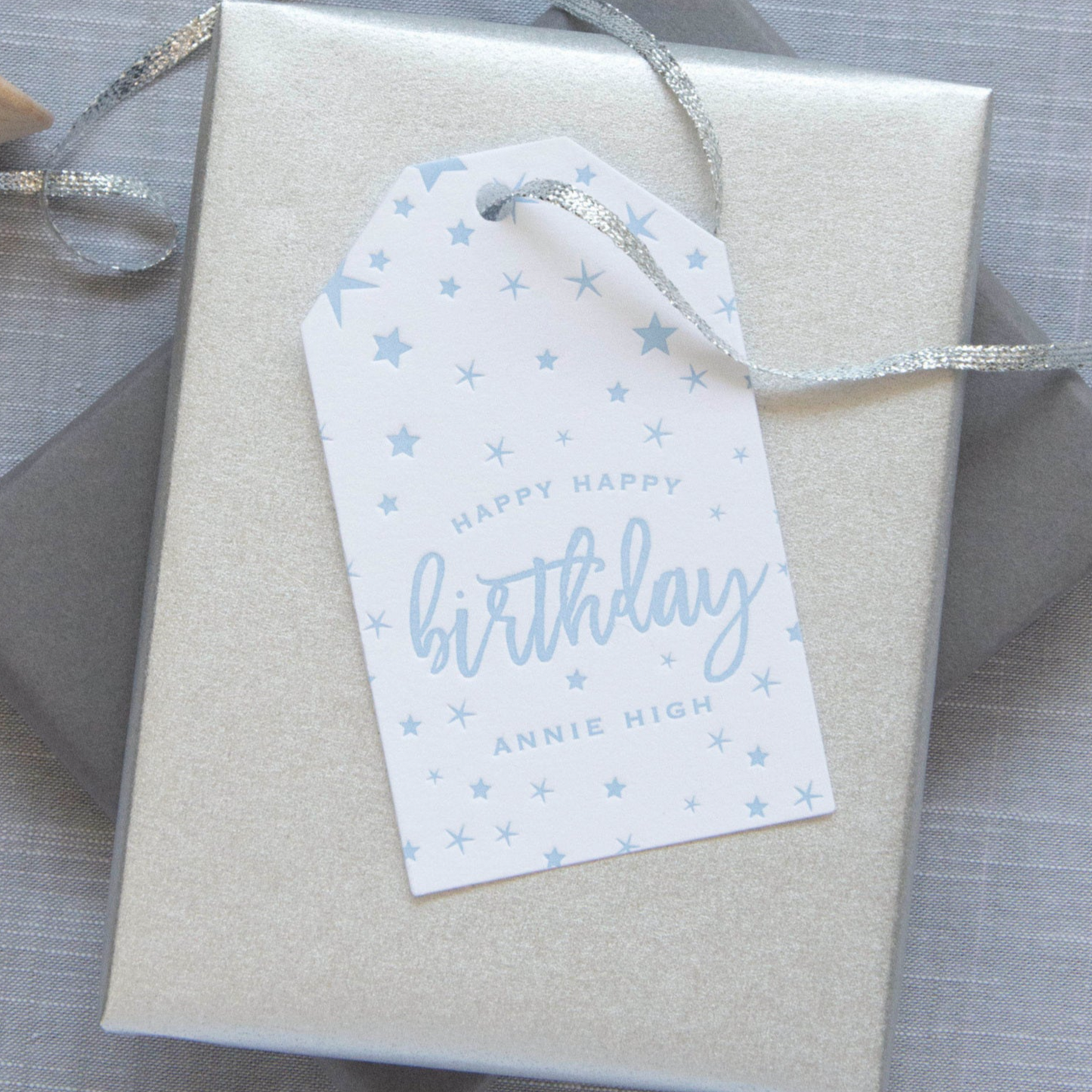 birthday star specialty tag - T216