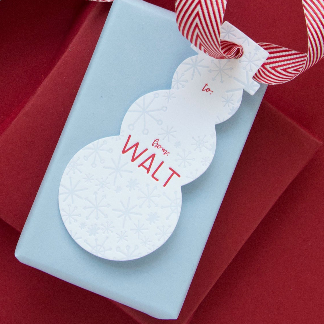 snow white christmas specialty tag - T276