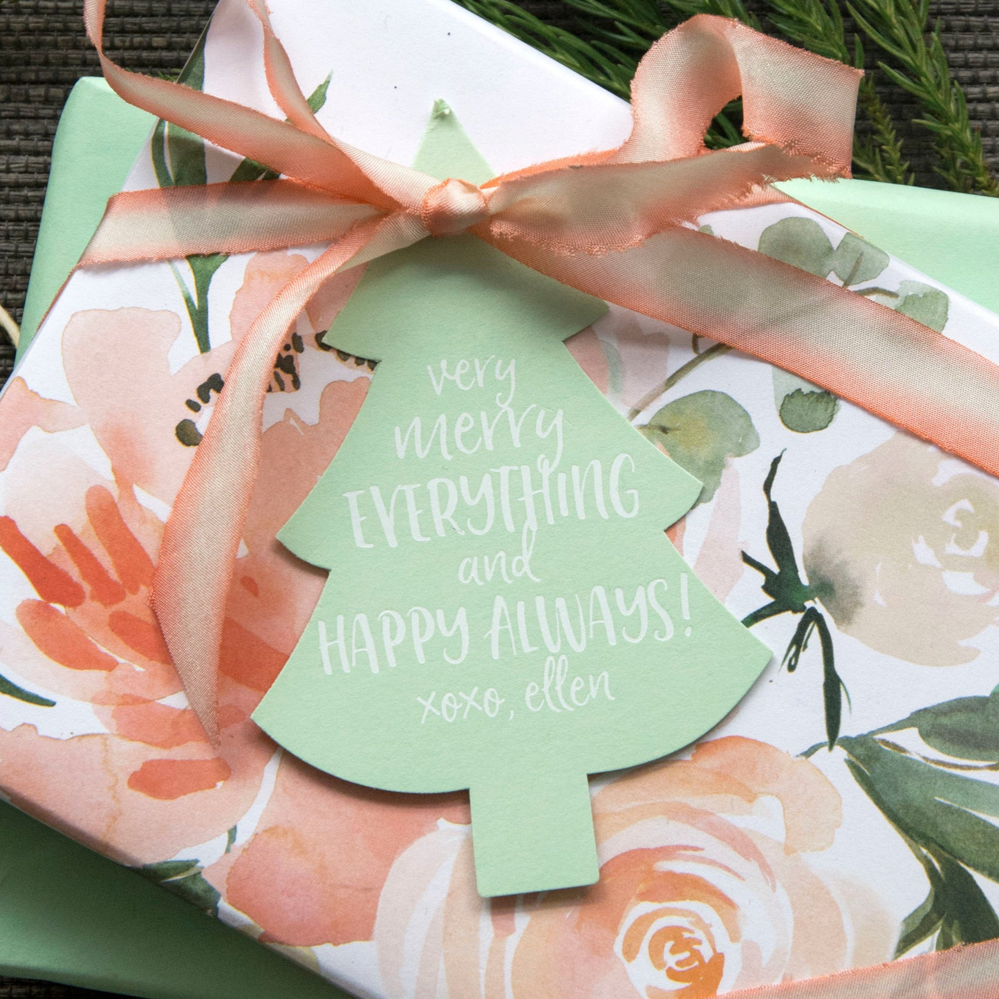 merry everything & happy always specialty tag - T167