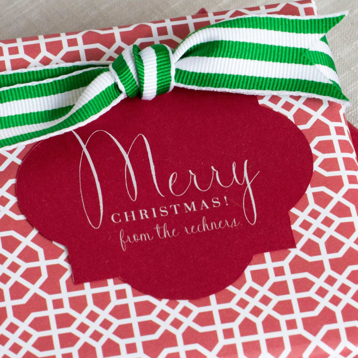 merry christmas specialty tag - T294