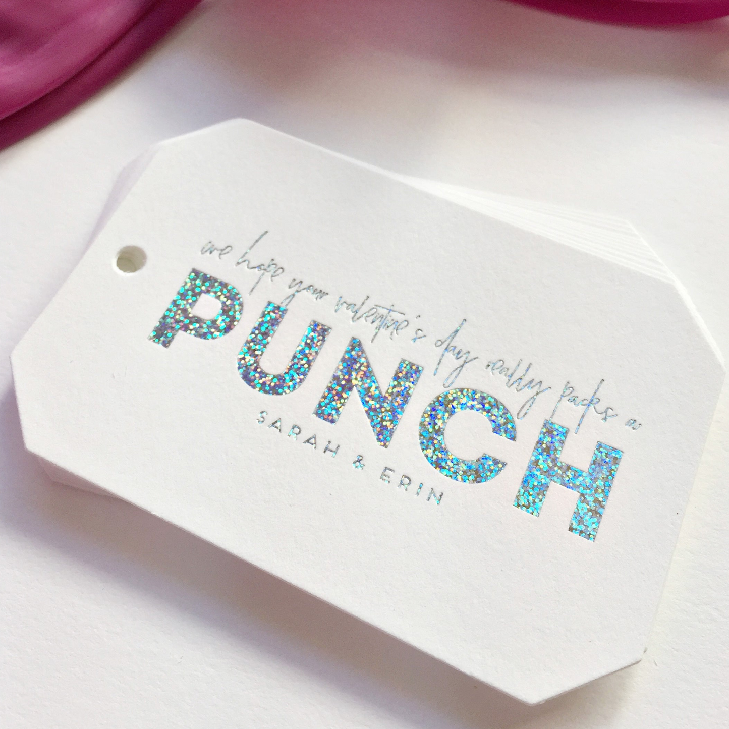 valentine's day packs a punch specialty tag - T131