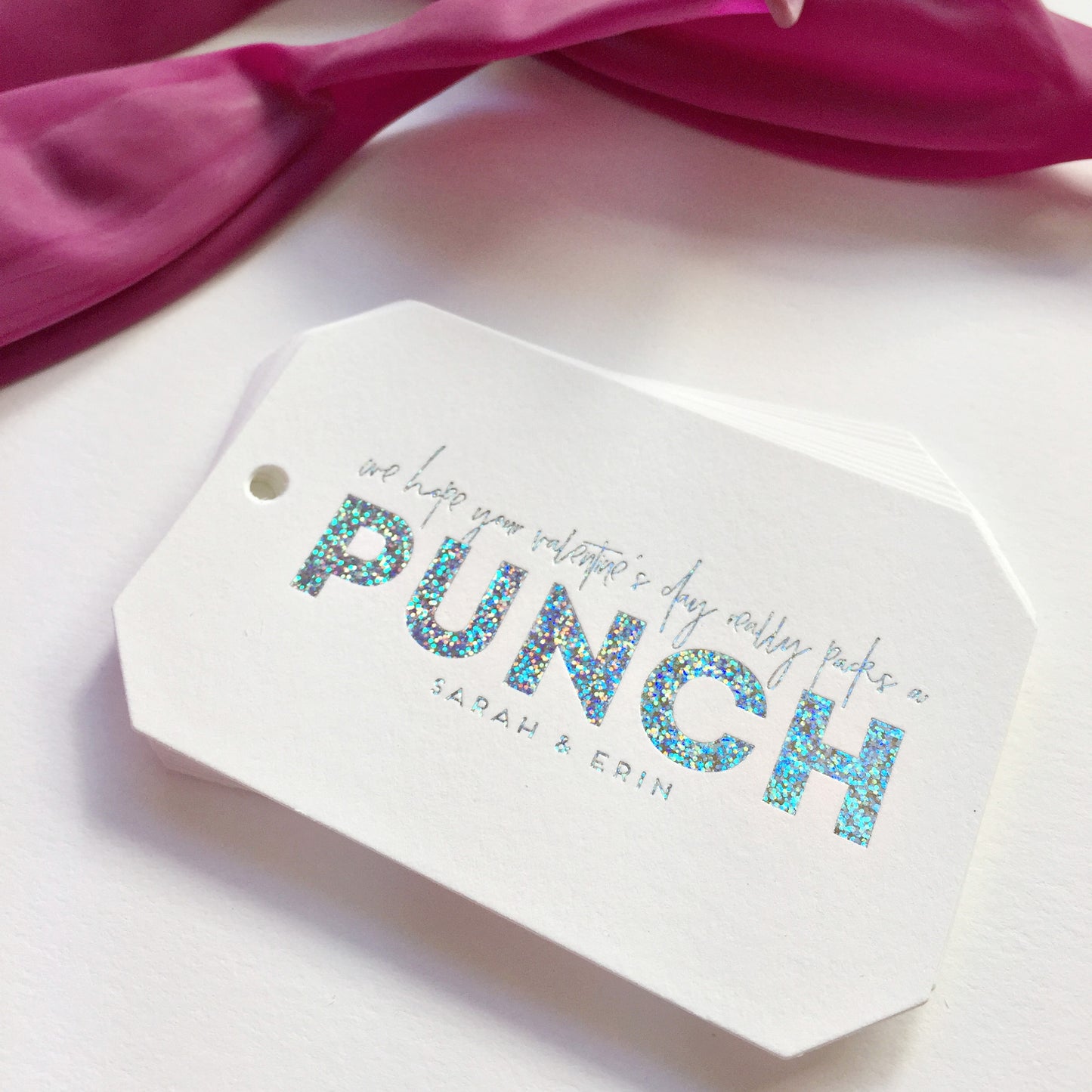 valentine's day packs a punch specialty tag - T131