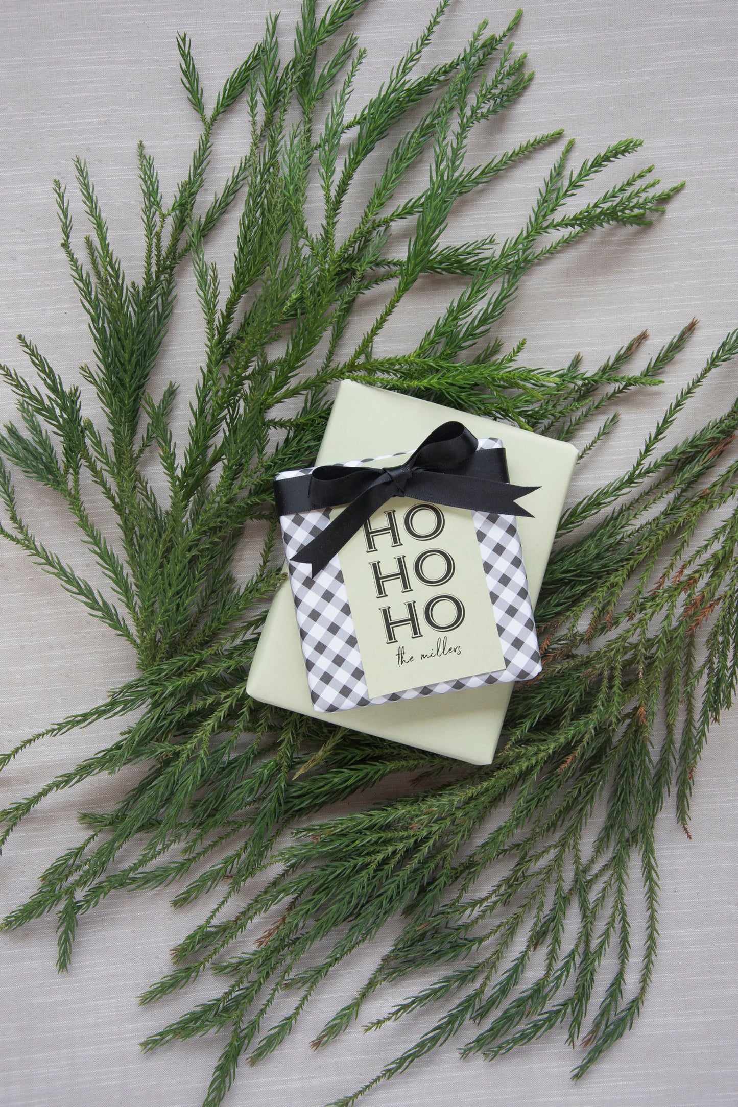 ho ho ho santa specialty tag - T287