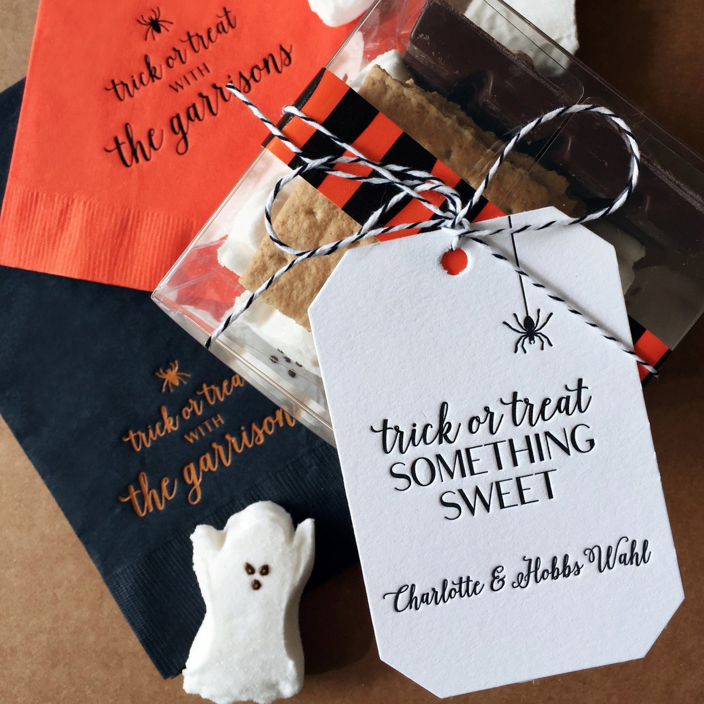 trick or treat something sweet specialty tag - T79