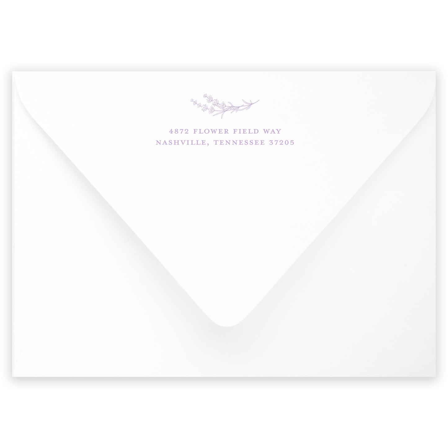 lavender fields party invitation