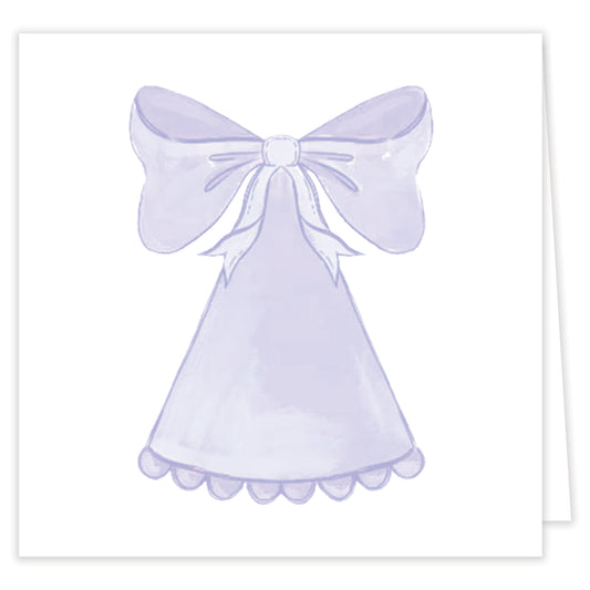 lilac party hat enclosure card set with envelopes