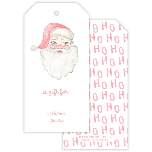 ho ho ho personalized gift tag