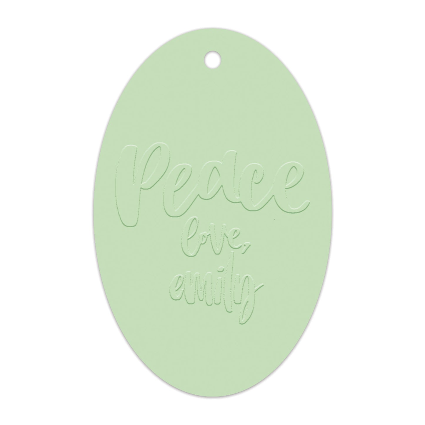 peace specialty tag - T295