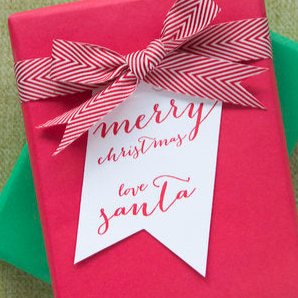 merry christmas love santa specialty tag - T50