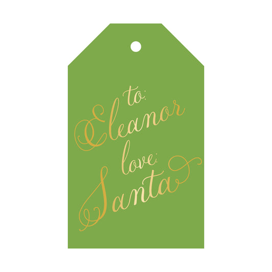 love santa specialty tag - T194
