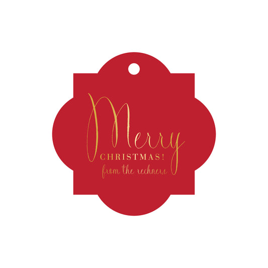merry christmas specialty tag - T294