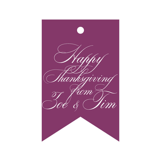 thanksgiving script specialty tag - T298