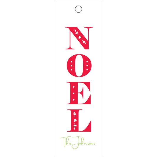 noel stacked specialty tag - T346