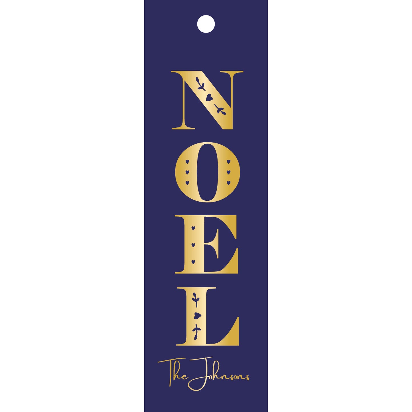 noel stacked specialty tag - T346