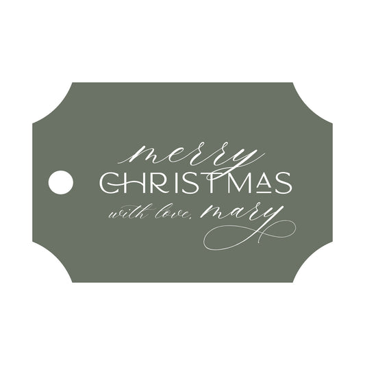 merry christmas specialty tag - T403