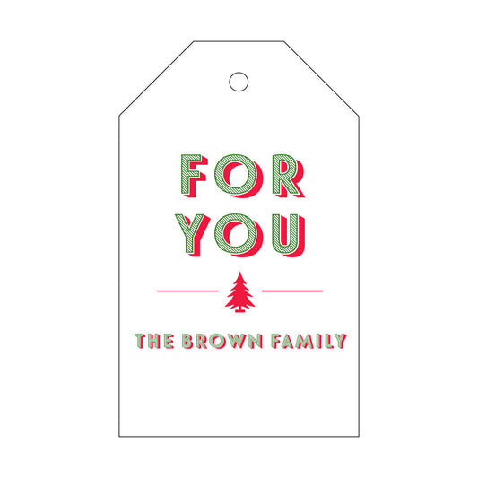 christmas gift for you specialty tag - T418