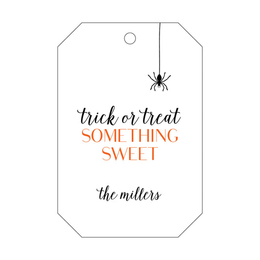 trick or treat something sweet specialty tag - T79