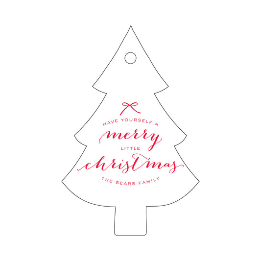 merry christmas specialty tag - T87