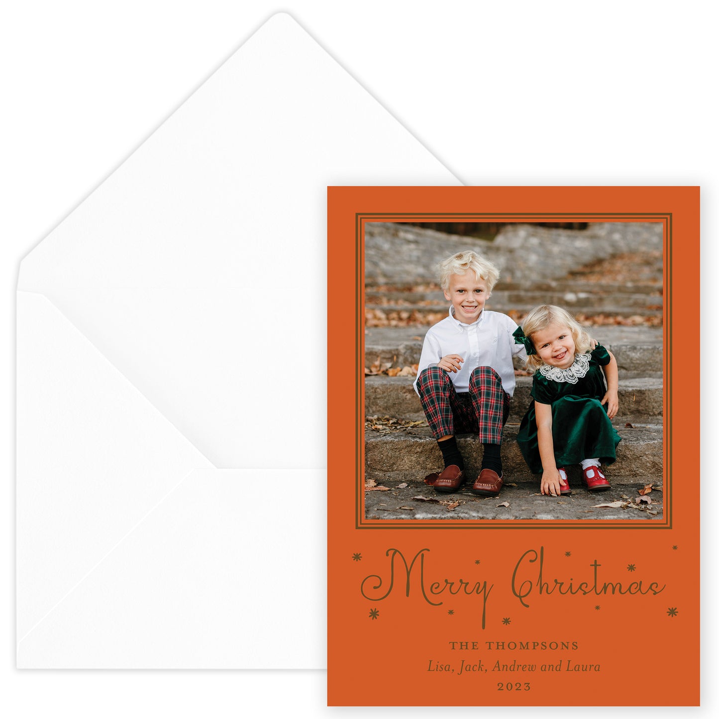 marmalade merry christmas drip holiday card